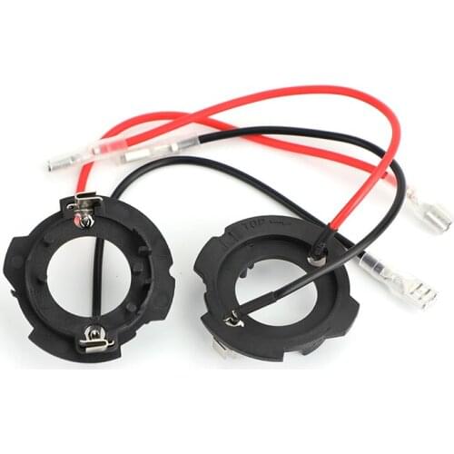 2pcs LED H7 Bulb Holder Adapter LED Headlight Headlamp H1 Base Adapter for Volkswagen Golf 7