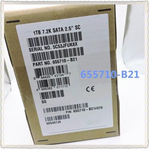 655710-B21 1T 2.5 SATA 656108-001 Ensure New in original box. Promised to send in 24 hours
