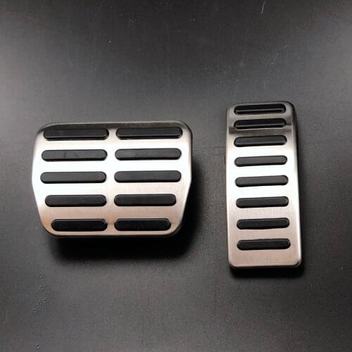 1 Set Stainless Steel Car Gas Brake Pedale Pedals for Audi A1 A2 A3 / S3 ( 8L ) 1995 - 2003 TT + Cabrio 8N Car Parts Accessories