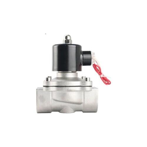 2W160-15B 1/2'' DC 24V stainless steel 304 Electric solenoid valve,DN15 ss304 magnetic valve for air water oil 1/2 inch