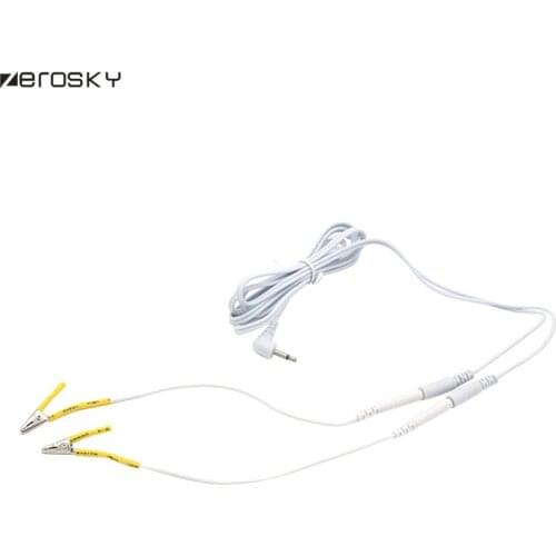 Zerosky Metal Clip Wire Plug Adult Electric Shock Sex Product DIY Accessories for Adult Games