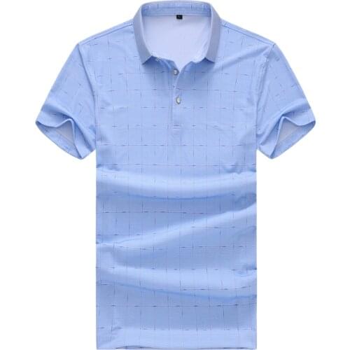 2021 new summer casual polo shirt men short sleeve turn down collar slim fit sold color polo shirt for men plus size stripe top