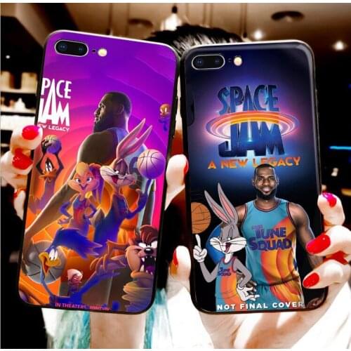 New Movie 2021 Space Jam A New Legacy phone Case For iPhone 11 12 Pro XS MAX XR X 7 8 6Plus SE 2021 Soft Silicone Phone Cover