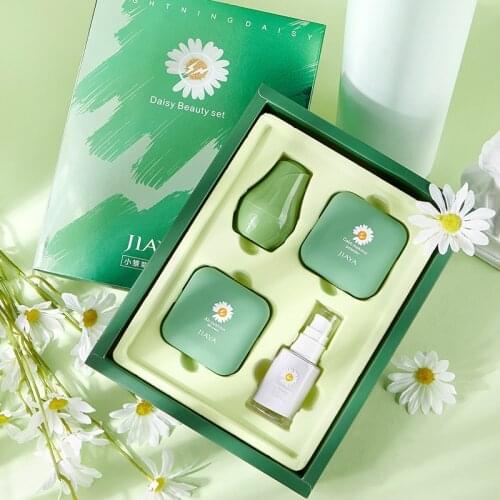 Daisy Makeup Set Mushroom Head Air Cushion BB Cream Concealer Powder Make Up Puff Women Beauty Cosmetics Valentines Day Present