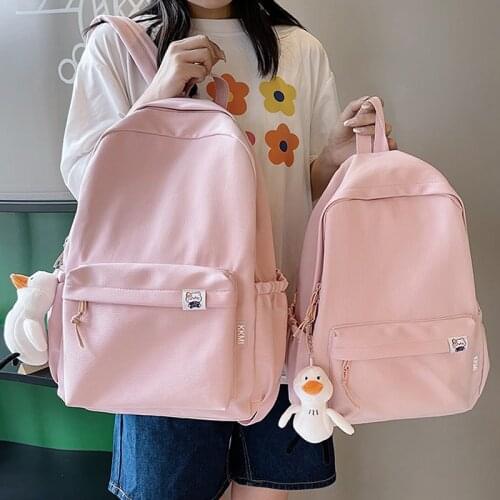 New Women Rucksack Large School Bag Backpack for Teenage Girls Fashion College Student BookBag Mochila Feminina Small Backpack