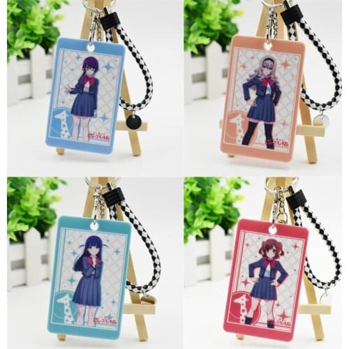 Japan Cartoon Revue Starlight Printed Bus Card Cover Anime Cosplay Prop Keychain ID Card Case Holder Collectible Gifts 1pcs