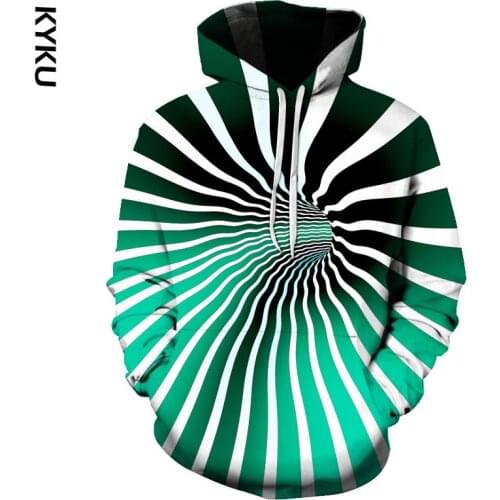 Autumn Womens Casual Long Sleeve Printed Hoodie Fashion Mens And Womens Color Vortex Hoodie Sports Hip Hop Tracksuit Hoodie