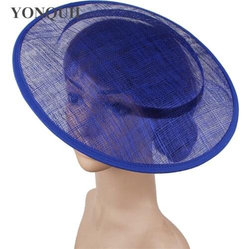 31CM Sinamay Fascinator Base Big Size Hats Nice DIY Fascinator Hair Accessories Cocktail For Elegant Women Ladies Derby Chapeau