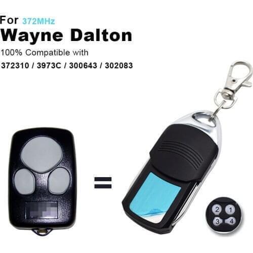 Garage Door Remote Control for Wayne Dalton 372310 3973C 372MHz 4 Button-300643 Gate Door Opener