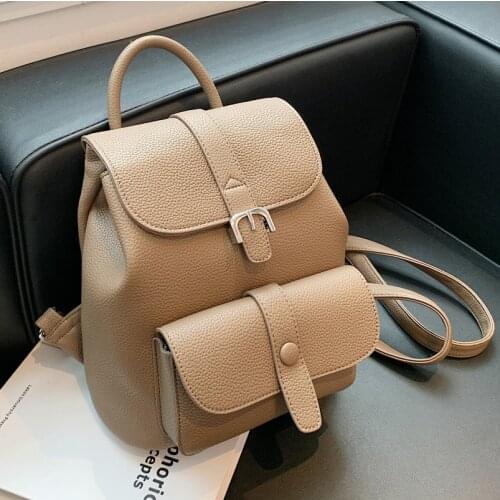 Luxury Women Backpacks High Quality Pu Leather Ladies Shoulder bags Backpack for Teenager Girls Fashion Female School Travel Bag