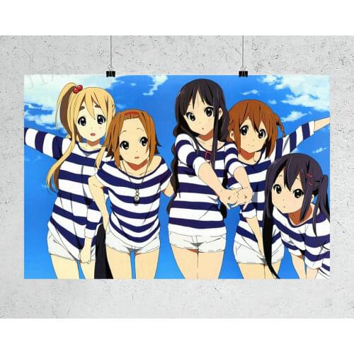 H157 Kyotoanimation K ON Wall Sticker Silk Poster Art Home Decoration