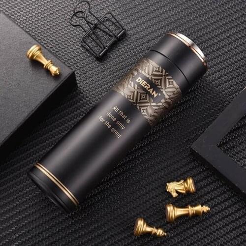 ANJIALT 500ml Thermos Bottle Stainless Steel Vacuum Flasks With Filter Thermoese Coffee Tea Milk Travel Mug Business Thermocup