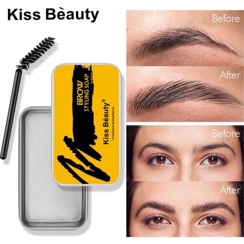 Eyelash Re-Growth Gel Wax Wild Eyebrow Shaping Soap Long-lasting Waterproof Natural Eyes Brow Styling Cream Eye Makeup