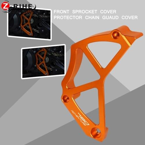 For 790D 2018-2021 Motorcycles Accessories Front Sprocket Cover Protector Chain Guaud Cover FOR 790 ADVENTURE R/S 2019 2020-2021