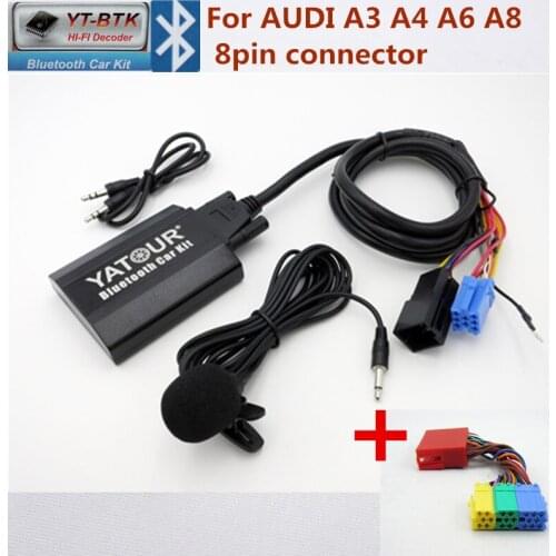 Yatour Car audio Bluetooth Kit for Audi 1999-2003 A3 A4 A6 A8 AllRoad TT Digital Music Changer MP3 Player AUX Adapter Stereo
