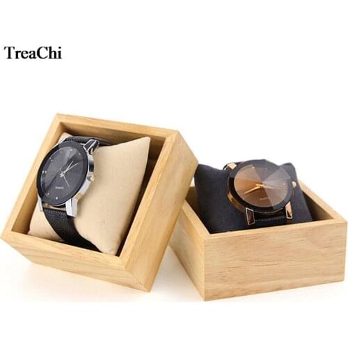 Wooden Watch Box Bracelet Jewelry Gift Box Present Box Grids Organizer Storage Boxes for Watches Luxury Wood Box with Pillows