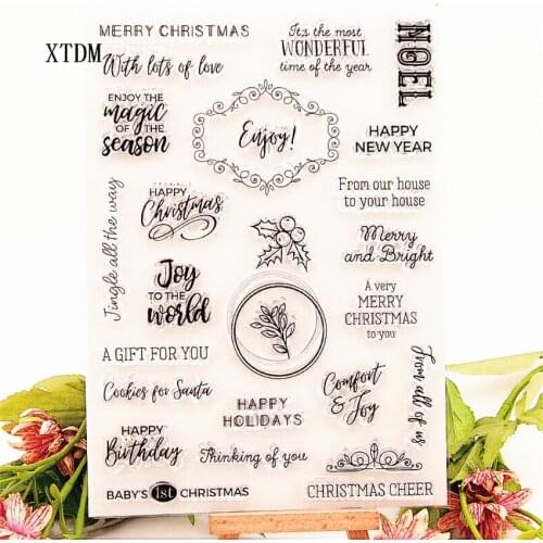 Hot selling Easter transparent clear stamp / silicone seal roller stamp DIY scrapbook album / card production