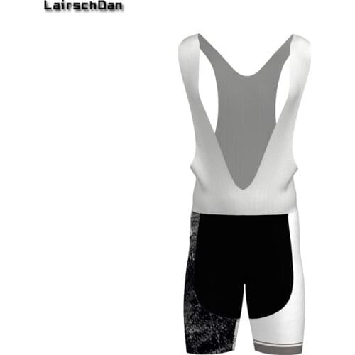 LairschDan Pro Team New Cycling 3D GEL Pad Bibs Shorts MTB Padded white Sport Bicycle Wear Bicycle pantalones cortos de ciclismo