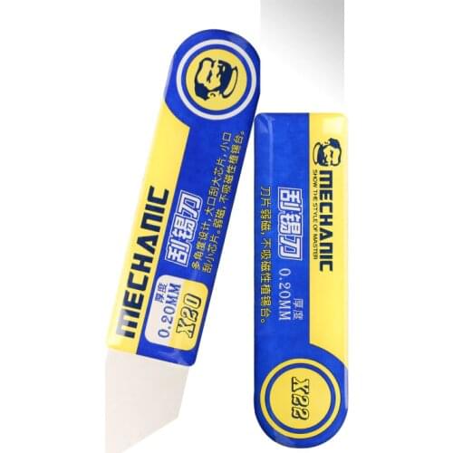 Mechanic iBlade CellPhone LCD Screen Disassembly Opening Soldering Repair Tools BGA Stencil Reballing Metal Solder Paste Scraper