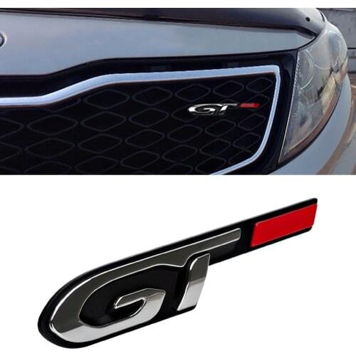 For Peugeot 308 GT Emblem Sticker Car Fender Side Decoration Badge For Peugeot 4008 5008 Rear trunk Sticker