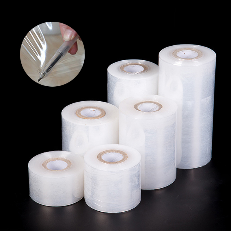 Pe Stretch Film Winding Transparent Fruit Vegetable Wrap Small Bundling Protection Goods Packaging Slitting Grafting Bandaging