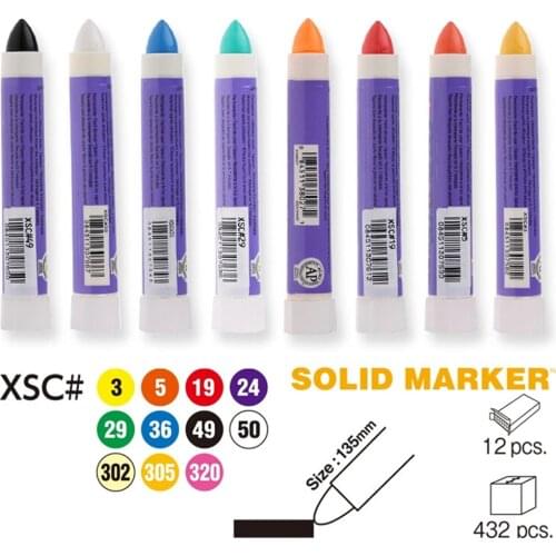 Permanent Marker Solid Paint Marke Pen for Cd Steel Rubber Paint Marcador Caneta Car Paint White Marker High Temperature Writing