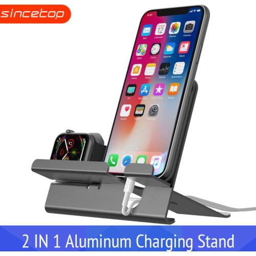 Charging Stand For iPhone 11 Pro Xs 7 8 For Apple Watch series 5 4 32 Table Phone Holder Mobile Support Desk charge Station Dock