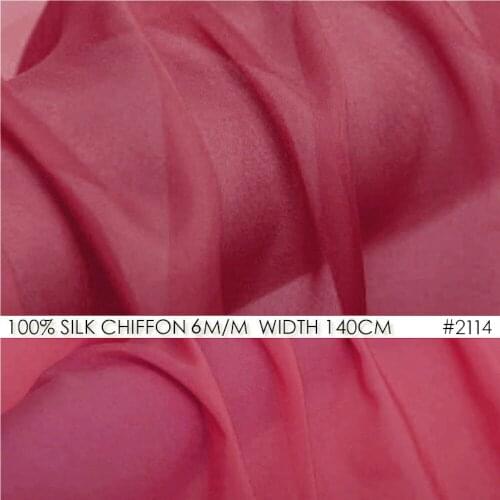 100% SILK CHIFFON FABRIC 5mm Width55"-140cm Chinese Silk Supplier High Quality Silk