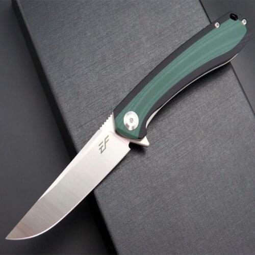 Eafengrow EF947 Folding Knife D2 Blade G10 Tactical Camping Pocket Hunting Fruit EDC Kitchen Outdoor Rescue Tool Survival knife