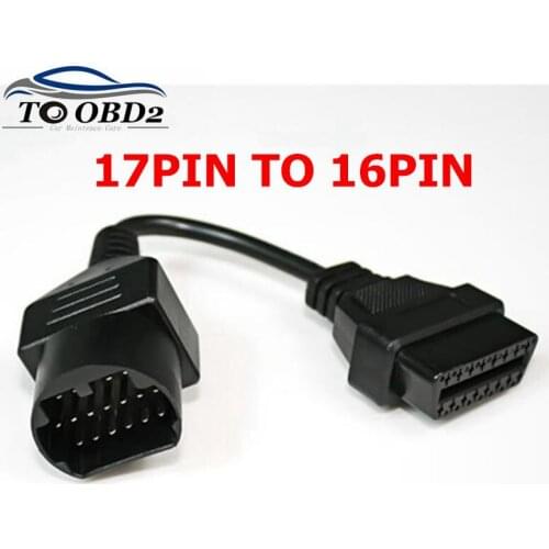 OBD2 17 PIN to 16 PIN Female OBD2 Connect Cable for Mazda 17PIN Car Diagnostic Tool Cable 17 PIN Diagnostic Connerctor