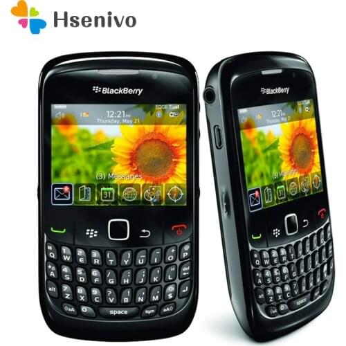 BlackBerry 8520 Refurbished-Original 8520 Curve Mobile Phone Smartphone Unlocked 3G WIFI Bluetooth 8520 Cellphone free shipping