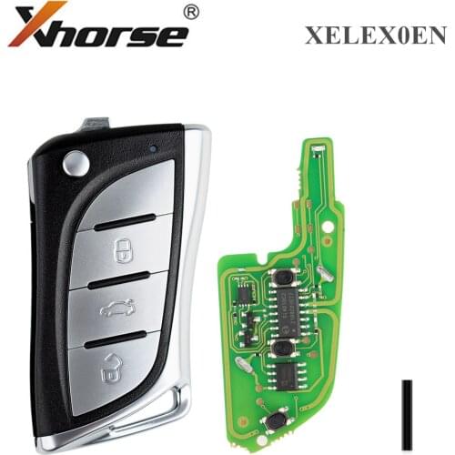 Xhorse XELEX0EN Super Remote Flip 3 Buttons for Toyota/Lexus Type with Super Chip Inside 1Piece