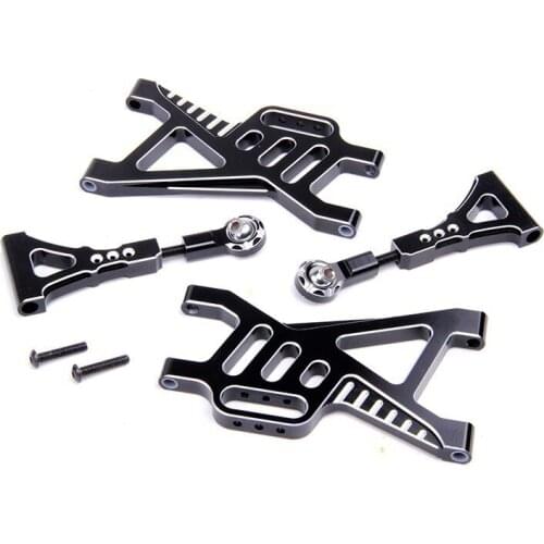1/5 Rc Car, Alloy(Black&White)Rear suspension arm set fit hpi rovan baja 5b /5t/5sc parts 851141