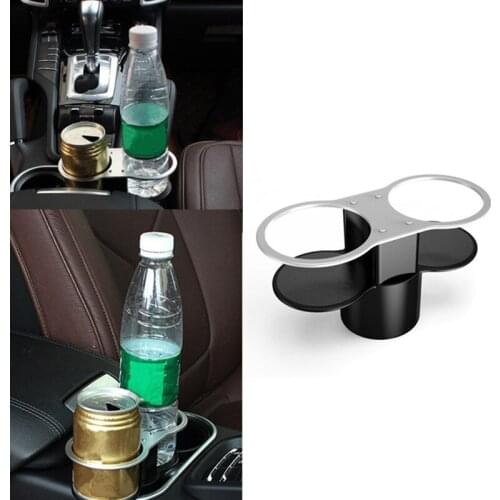 1 Pcs Double Cup Drink Holder Car Armrest Box Water Cup Rack Bottle Can Auto Interior Drink Stand Automobile Styling Accessories