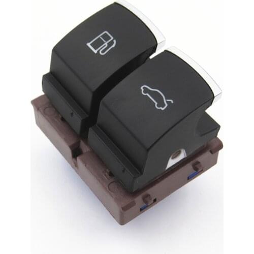 1 Pcs High Quality Chrome Fuel Tank Door Rear Trunk Switch For VW Jetta MK6 MK5 Passat B6 B7 Luggage Button 35D959903 3C0959903B