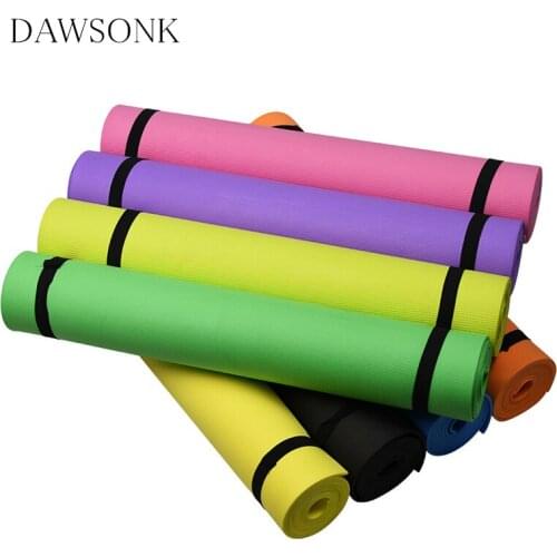 4 mm (Senior Type) non-slip Pilates Senior Type thickening widened long fitness dance mats home gym mat 173cm*60cm Camping mat