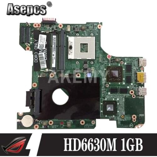 Akemy Laptop motherboard For DELL Inspiron 14R N4110 HM67 HD6630M 1gb DAV02AMB8F1 CN-00FR3M 00FR3M 0FR3M Mainboard Free CPU