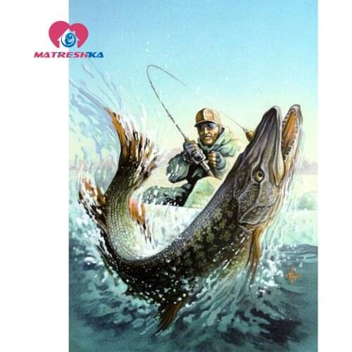 Diamond Embroidery Full Layout 5d diy diamond painting fish Mosaic diamond full compilation Mosaic drawings Cross stitch kits