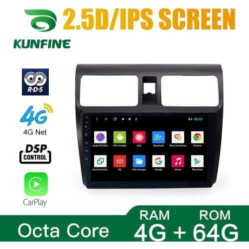 Car Radio For SUZUKI SWIFT 2009-2018 Octa Core Android 10.0 Car DVD GPS Navigation Player Deckless Car Stereo Headunit WIFI