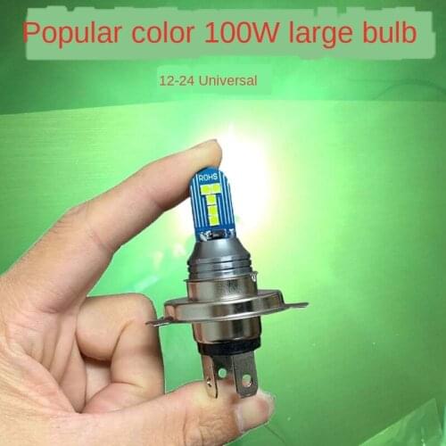 Motorbike Large Bulb 12V Super Bright LED Lens Headlight LED Bulb Built-in P15d BA20d H4 Super Bright LED Spotlight