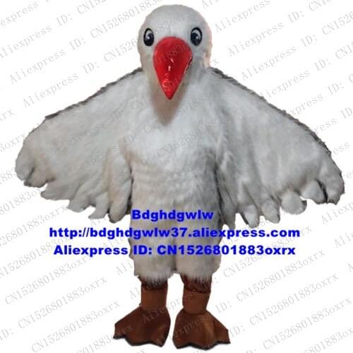 Pigeon Dove Seagull Sea Gull Sea Mew Snow Goose Mascot Costume Adult Cartoon Character Trade Shows Sports Carnival zx620