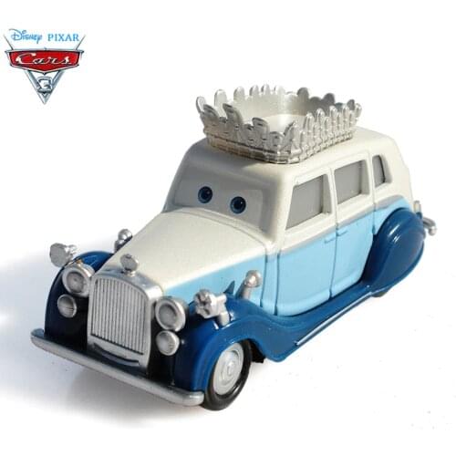 Disney Pixar Cars 3 Queen Metal Toy Car 1:55 Brand Disney Toys Car New Alloy Toy Lightning McQueen Model