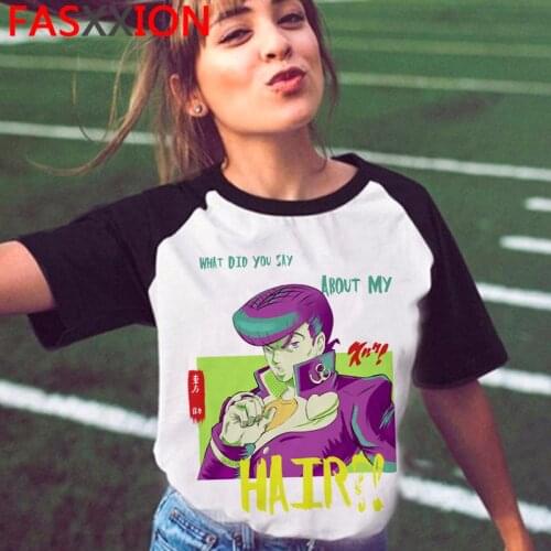 Jojo Bizarre Adventure clothes tshirt men graphic tees couple print casual ulzzang t-shirt clothes ulzzang
