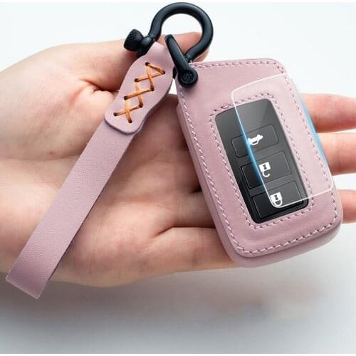 Leather Key Case for Car Key Cover for Lexus ES/RX/NX/RX200t nx200 car accessories car keychain keyring new key case