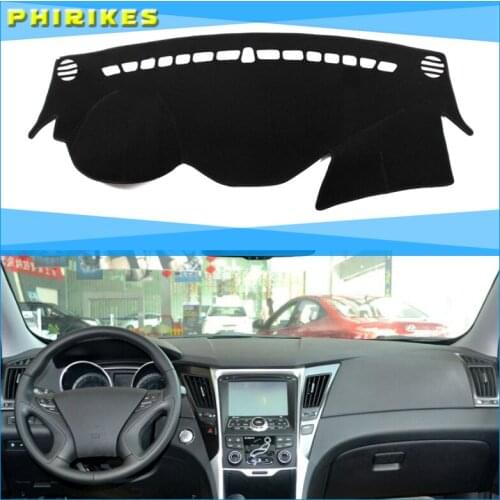 Dashboard Cover For Hyundai Sonata I45 2009-2014 Capter 2010-2013 LHD Dashmat Dash Mat Pad Sun Shade Dash Board Cover Carpet