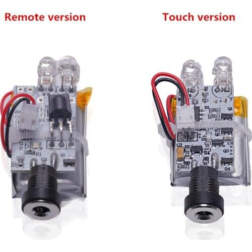 2pcs 3D printing lunar lamp circuit stepless dimming new, moon light source, three-color touch / remote control version