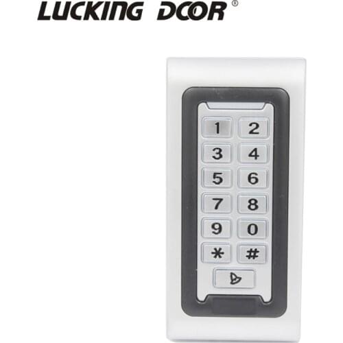 Metal 125Khz RFID access control system 2000Users WG26 input and output security Access Control Backlight Keypad