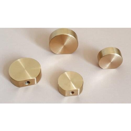 Nordic Metal Decorative Hook Handle Small Brass Cabinet Drawer Handle Home Living Room Wall Round Decorative Key Coat Hook