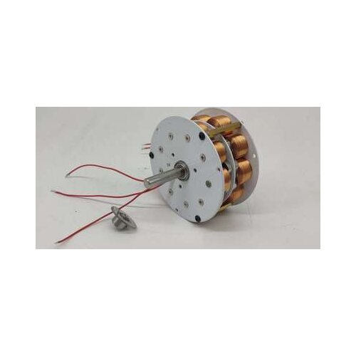 Miniature Double-layer Disc Generator with Iron Core, Ultra-low Speed, High-efficiency Multi-pole Three-phase AC Permanent