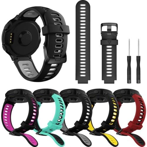 2019 Soft Silicone Strap Replacement Watch Band For Garmin Forerunner 735XT Watch Band Sporting Goods Accessories 30 Sport Strap
